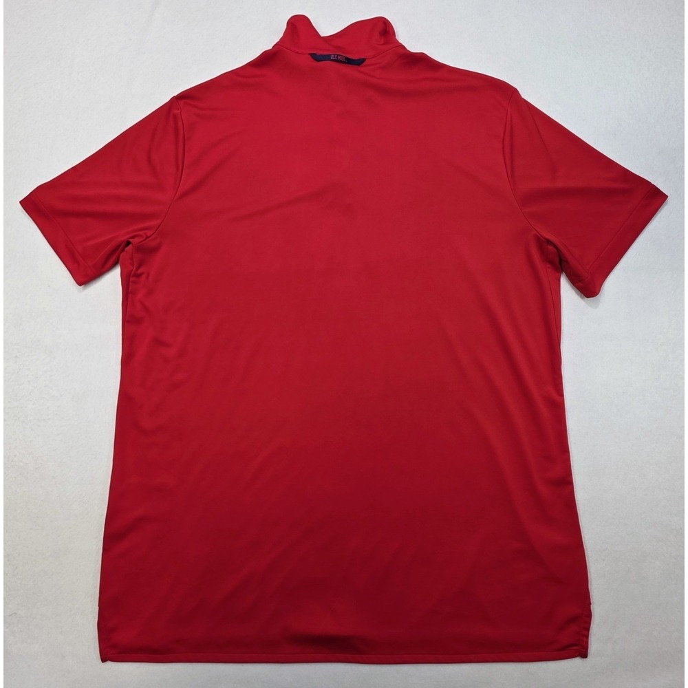 Nike Ole Miss Rebels Polo Shirt Mens XL LIMITED USE Dri Fit Short Sleeve Striped - Picture 8 of 9
